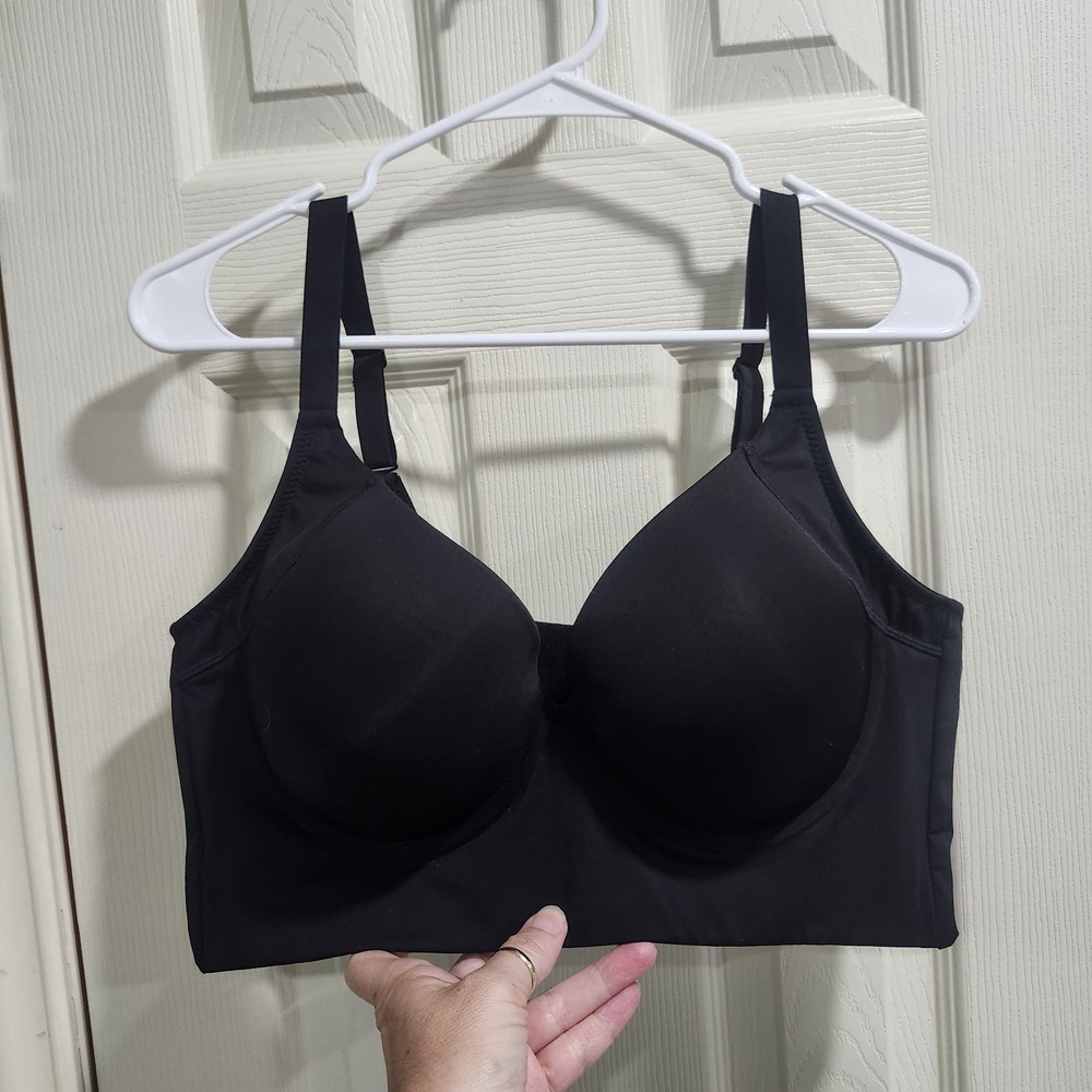 She's Waisted Women's Adjustable Wired Push Up Bra AC2 Black Size 40C/D